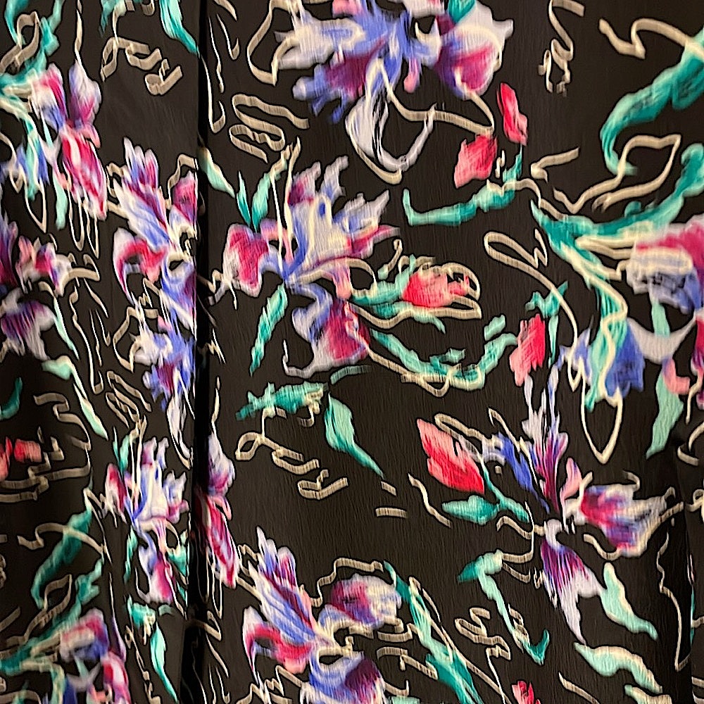 Jos. A. Bank Black Multicolour Silk Blouse - Picture 7 of 10